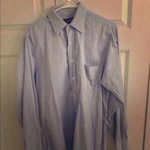 Joseph & Lyman light blue button down shirt
